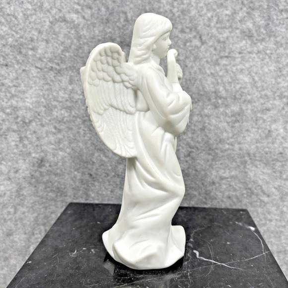 Partylite Angel, taper candle holder, playing the mandolin lute - Picture 4 of 6